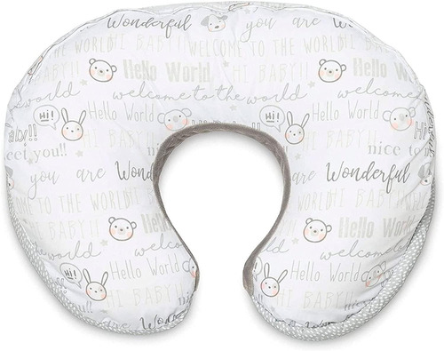 Imagen 3 de 6 de Boppy Almohada De Soporte Para Bebe Luxe, Cojín De Lactancia