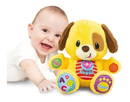 Imagen 2 de 3 de Cachorro Aprende Conmigo Luz Y Sonido Winfun- Giro Didactico