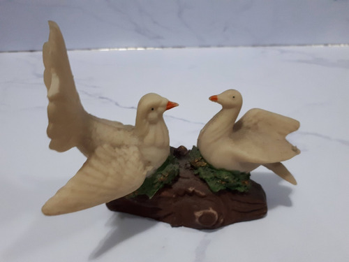 Adorno Pareja De Palomas En Porcelana!!!