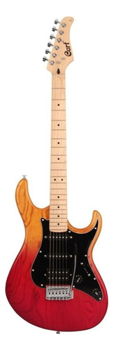 Guitarra eléctrica Cort G Series G200DX double-cutaway de fresno java sunset con diapasón de arce