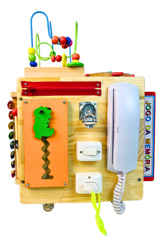 Cubo Sensorial Com 18 Atividades Educativas - Montessori