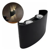 Comprar Lampara Led Aplique Pared 4 Luces Luz Cálida Int\u002Fext Muro