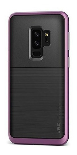  Funda Galaxy S9 Plus Resistente A Caidas Borde Morado Tpu 