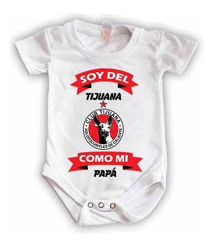 Pañalero Personalizado Bebes Tijuana Liga Mx Futbol 