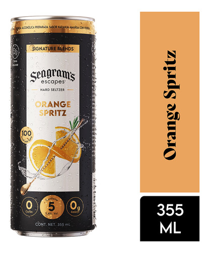 Seagram's Escapes Orange Spritz 24 Pack 355ml 5° Alcohol