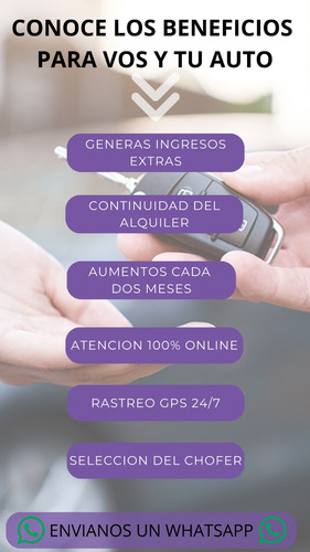 Imagen 3 de 11 de Administración Alquiler Autos Aplicaciones Cabify Uber Didi