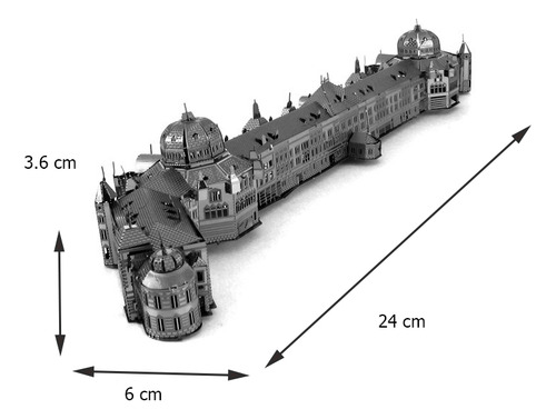 Modelo A Escala- Estación De Tokio - Rompecabezas Metálico 3d