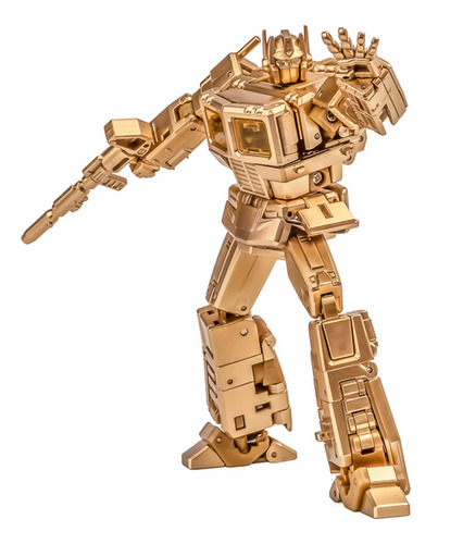 G1 The Golden Lagoon Optimus Prime Dorado (con Carruaje)