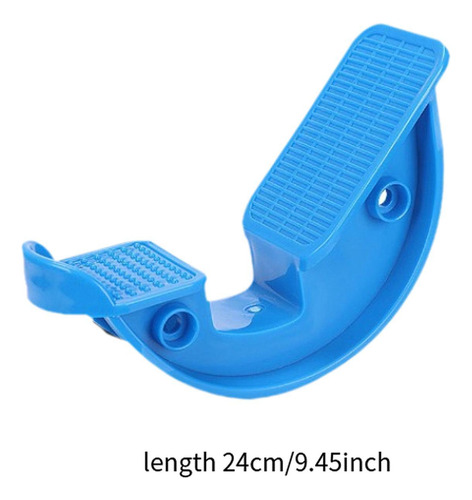 2 Pieces Foot Rocker Fitness Pedal Stretcher Calf Blue