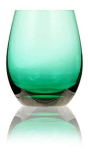 Vaso Cristal Rics Verde Esmeralda X600cc Cristale San Carlos