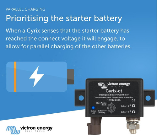 Cyrix-ct 12/24v-230a Intelligent Battery Combiner Retail