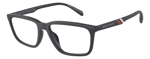Armani Exchange 3089u 8181 - Montura para hombre, color azul