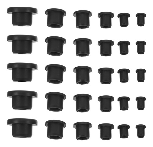 100 Unidades De Plugues De Silicone Perfurados Em Forma De T