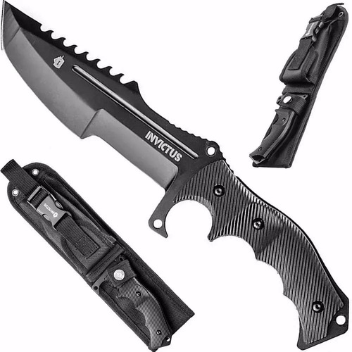 Faca Invictus Black Falcon Militar + Bainha Tatica Invictus