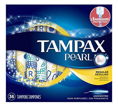 Perla Tampones Tampax Con Plástico Aplicador, Absorbancia Re