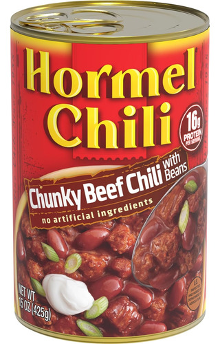 Hormel Chili Chunky Beef Chili Con Frijoles, Sin Ingrediente