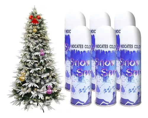 comprar Nieve Artificial Spray Arbol Navidad Guirnalda Bambalina 