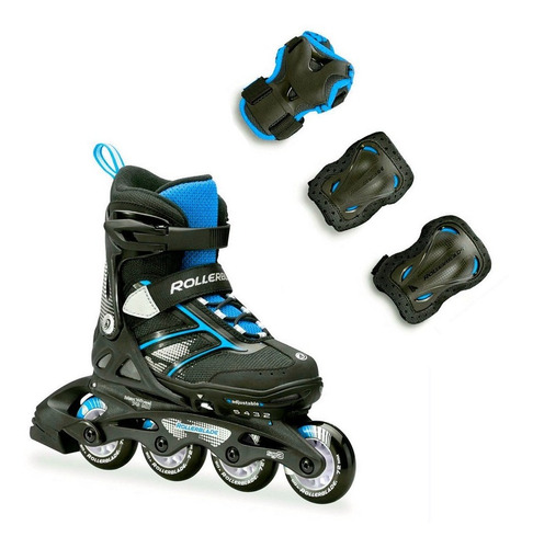 Patines Rollers Rollerblade Combo Profesionales Protecciones