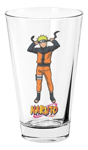 Vaso De Vidrio Coleccionable - Naruto