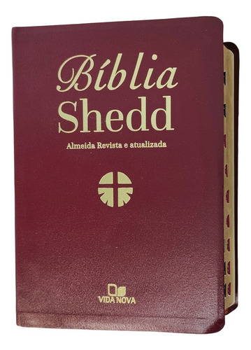 Biblia Shedd: Almeida Revista E Atualizada, De Russel Shedd., Vol. 1. Editorial Vida Nova, Capa Mole Em Português, 2015