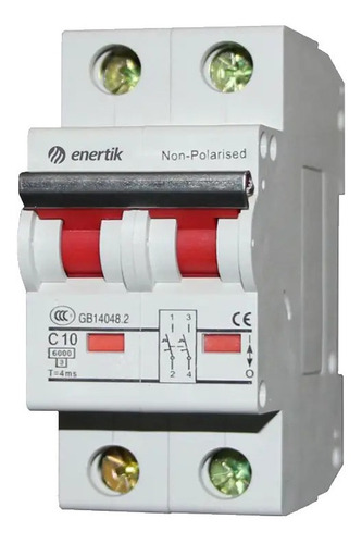 Protector Térmico Llave 1000vdc 4p 32a - Enertik