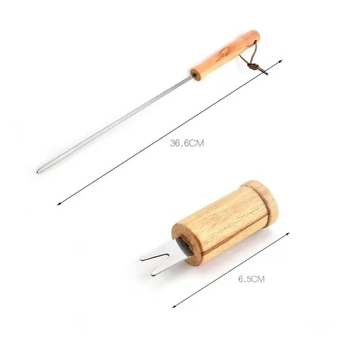Set Parrillero 10 Herramientas Con Bolso Para Asados