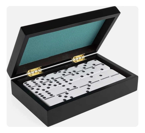 Juego De Domino Deluxe Doble 6 De Madera