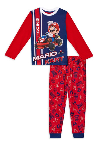 Pijama Mario Bross Original Importada Tallas 4/5 Y Talla 8 