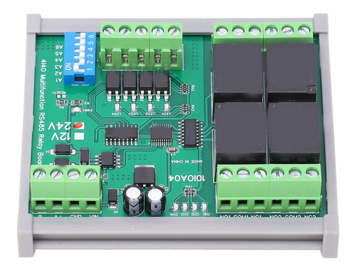 Módulo De Relé, 24v, Rs485, 4 Canales, Rtu, Carcasa De Placa