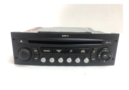 Rádio Cd Mp3 Player Citroen C4 96649344xt Original Pz2
