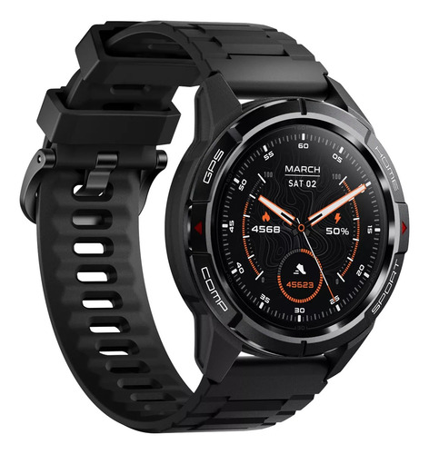 Smartwatch Mibro Watch Gs Active 1.3'' Amoled Gps 5atm Bluetooth Batería 20 Días Negro Compatible Android | iPhone Notificaciones Deportivo