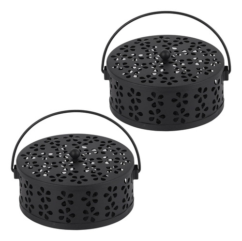 Soporte De Bobina De Mosquito Portátil Retro, 2 Unidades