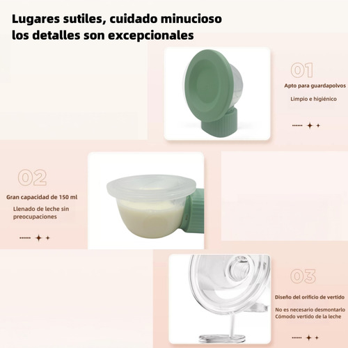 Extractor De Leche Eléctrico Portátil Portátil E Invisible 9