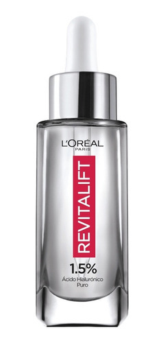 Imagen 2 de 7 de Sérum Serum Ácido Hialurónico L'Oréal Paris Revitalift día/noche para todo tipo de piel de 30mL