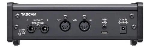 Interfaz de audio Tascam Us-2x2hr 2da gen