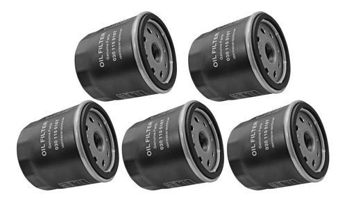 Kit 5 Oil Filter Volkswagen Gol Sedan 1.6 De 2010 A 2013