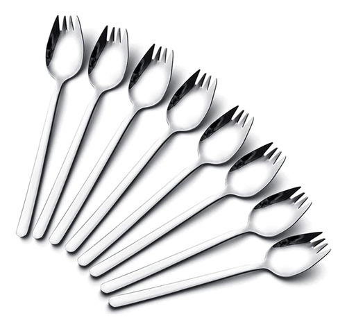 Sporks - Tenedores De Ensalada De Acero Inoxidable, Paquete