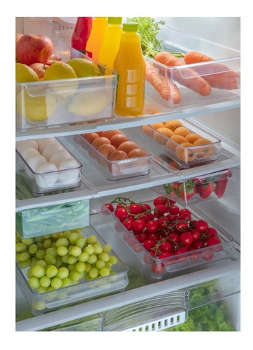 Organizador De Geladeira 4 Peças Diamond Cristal Paramount