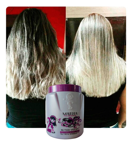 Imagem 4 de 5 de Combo Maria Escandalosa Btxx 01 Matizador 1kg + 01 White 1kg