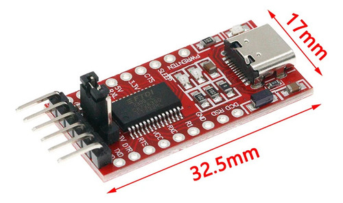 Interfaz Conversor Serial Usb Ftdi Ft232 Fr232rl Usb Tipo C