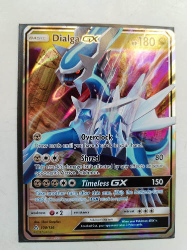 Dialga Gx - 100/156 - Ultra Rare Pokemon Tcg