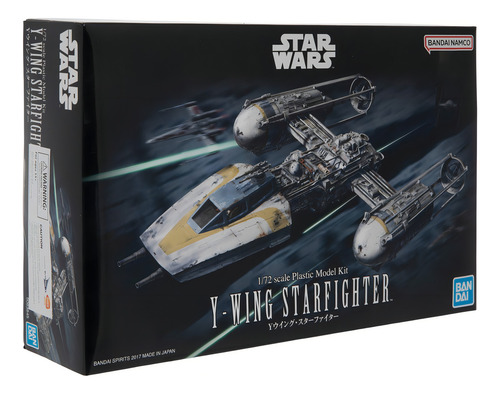 Nave Star Wars 1/72 Y-wing Starfighter Bandai Maqueta Armar