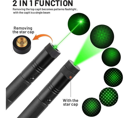 Laser Verde Forte Caneta P Projetor Alcance 50 Km