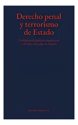 Libro Derecho Penal Y Terrorismo De Estado /095
