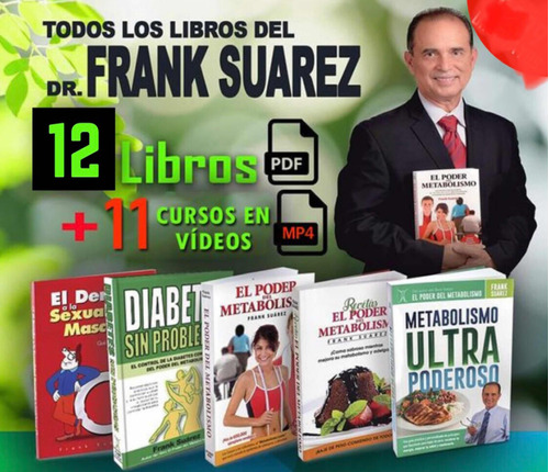 Pack Libros Pdf Digitales Del Dr. Frank Suárez / No Físicos