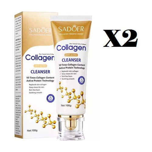 Jabon Facial Antiedad Firmeza Collagen Sadoer