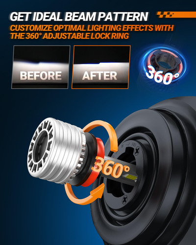 Bombillas Antiniebla Sealight X4i H11/h8/h9, 55 000 Lm, Supe