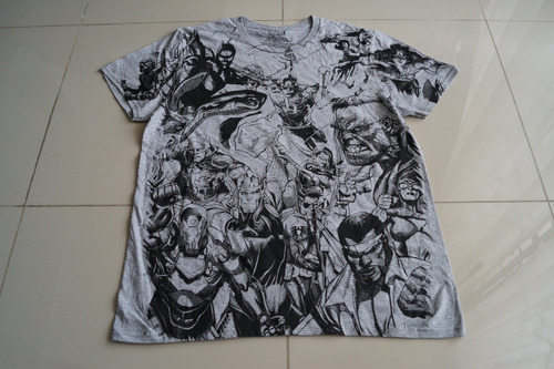 Camiseta Comics Superheroes Import Rock Activity Talla L