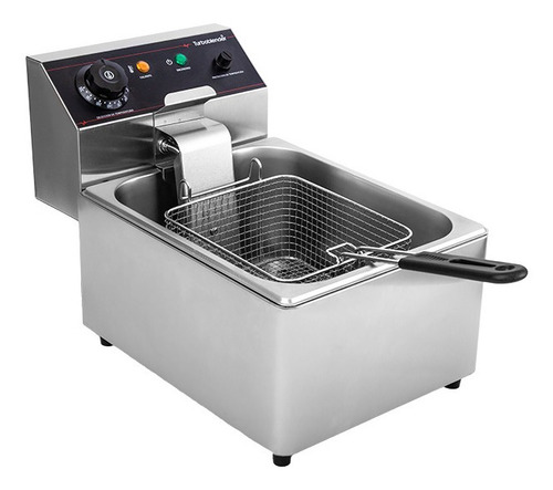 Freidora Eléctrica Comercial Turboblender 6 Litros Acero In.
