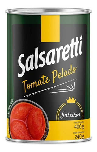 Tomate Pelado Lata 400g Salsaretti